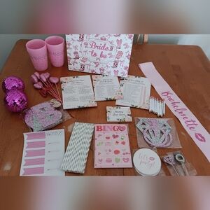 Bachelorette Party Kit - Games And Accessories Pink Bride-to-Be Set